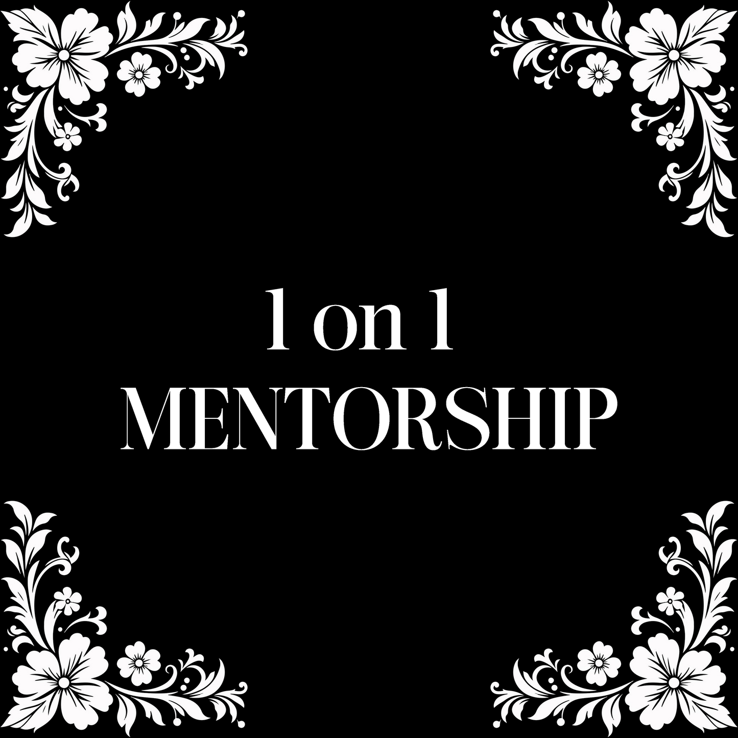 1 on 1 Mentorship